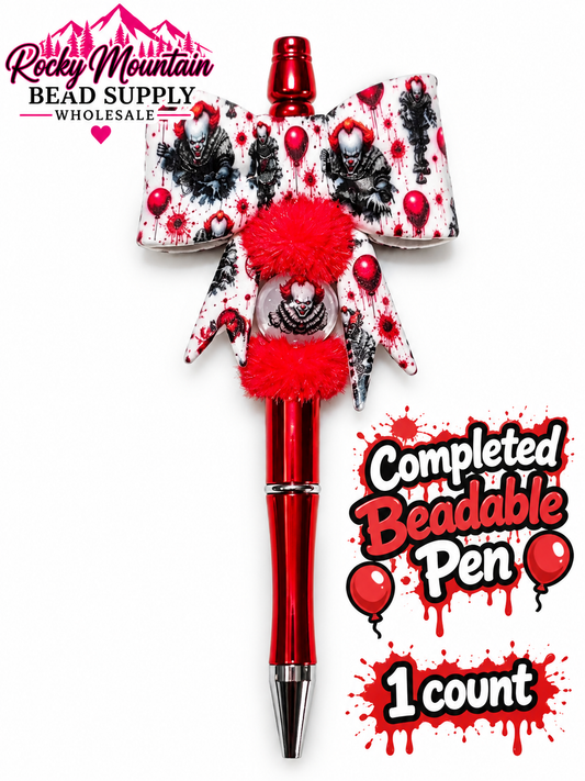 New 1 Count Completed Beadable Pen Exclusive Design  Wholesale Pennywise