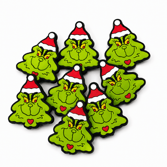 1 Count Focal Bead Grinch Christmas Tree