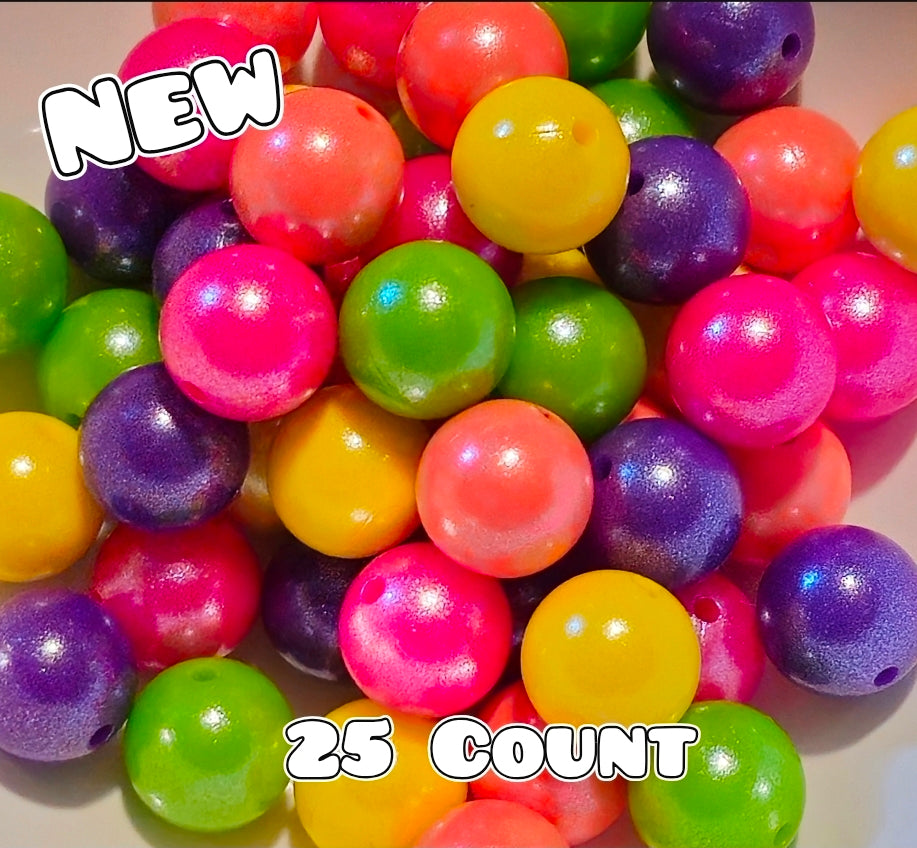 New 25 Count Silicone Opal Shimmer Mix