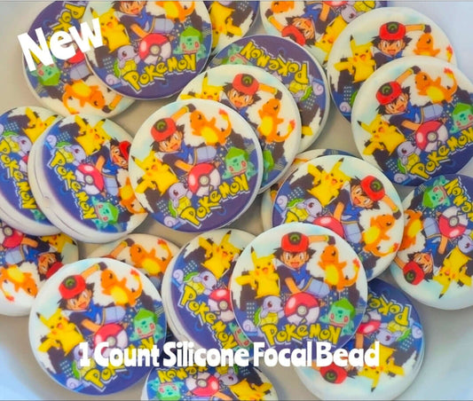New 1 Count Focal Bead Pokémon