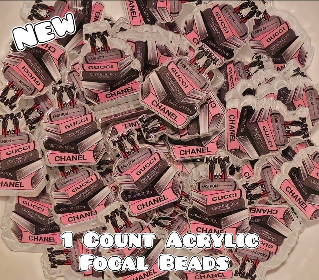 Luxury ACRYLIC Focal Bead 1 COUNT Beadable Accessories