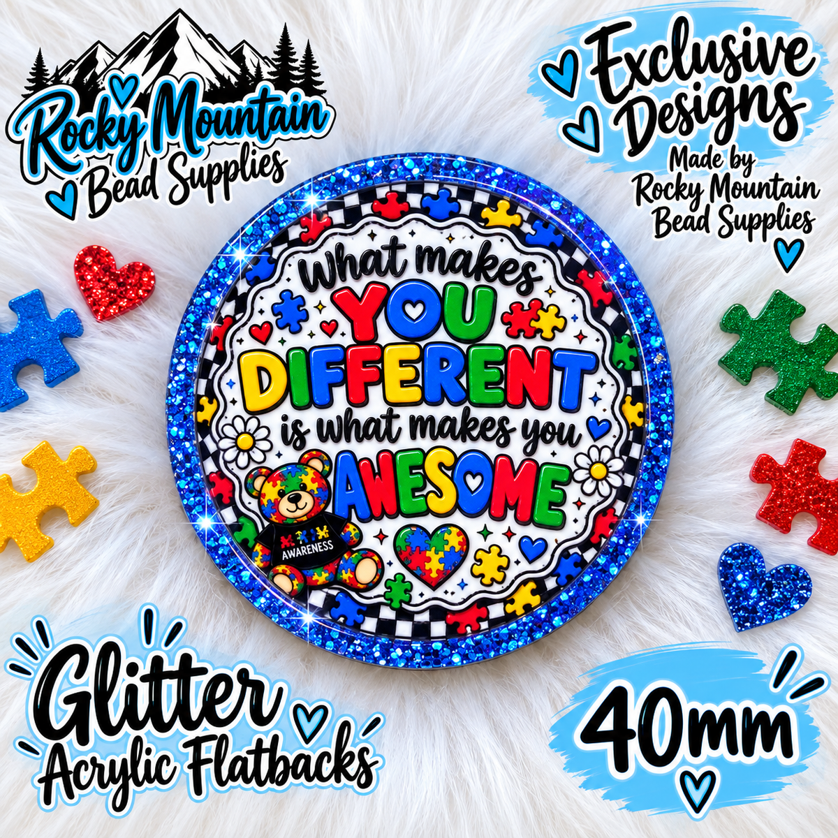Shop Exclusive 1 Count Custom Exclusive Glitter Autism