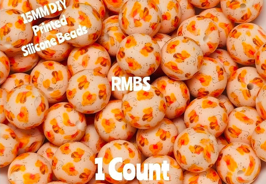 New 1 Count 15mm Printed Beads Character Winnie The POOH Beads Craft Supplies Shop Made