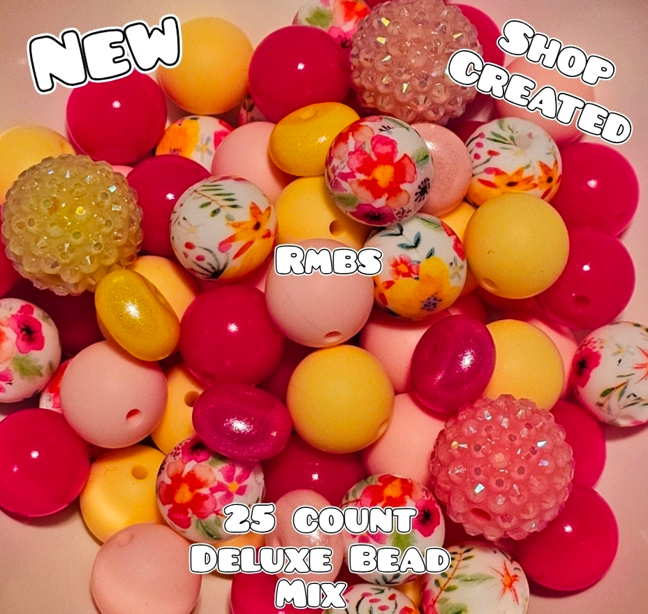 New Deluxe SILICONE Bead Mix 25 count. Shop Made