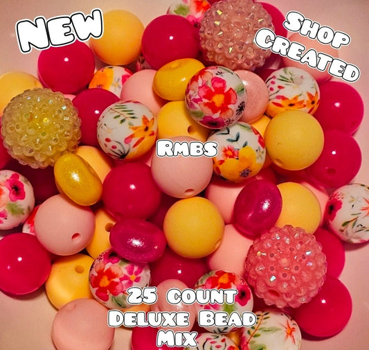 New Deluxe SILICONE Bead Mix 25 count. Shop Made