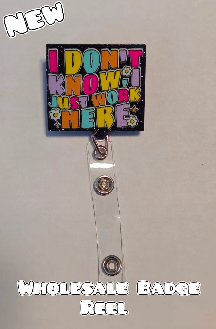 Wholesale Beadable Completed Badge Reels 360 alligator clip