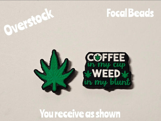 Overstock 2 Count Focal Bead Set As Shown