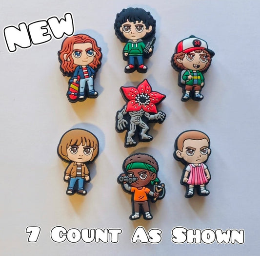 New 7 Count Focal Bead Stanger Things Custom