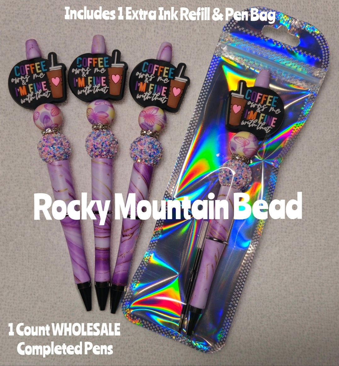 Wholsale Completed Pens come with 1 pen 1 ink refill and pen bag Craft Supplies Coffee