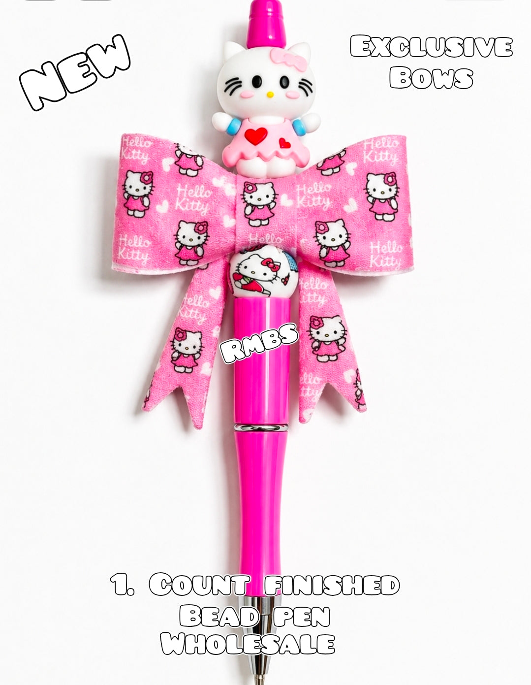 Wholesale 1 Count Beadable Pen