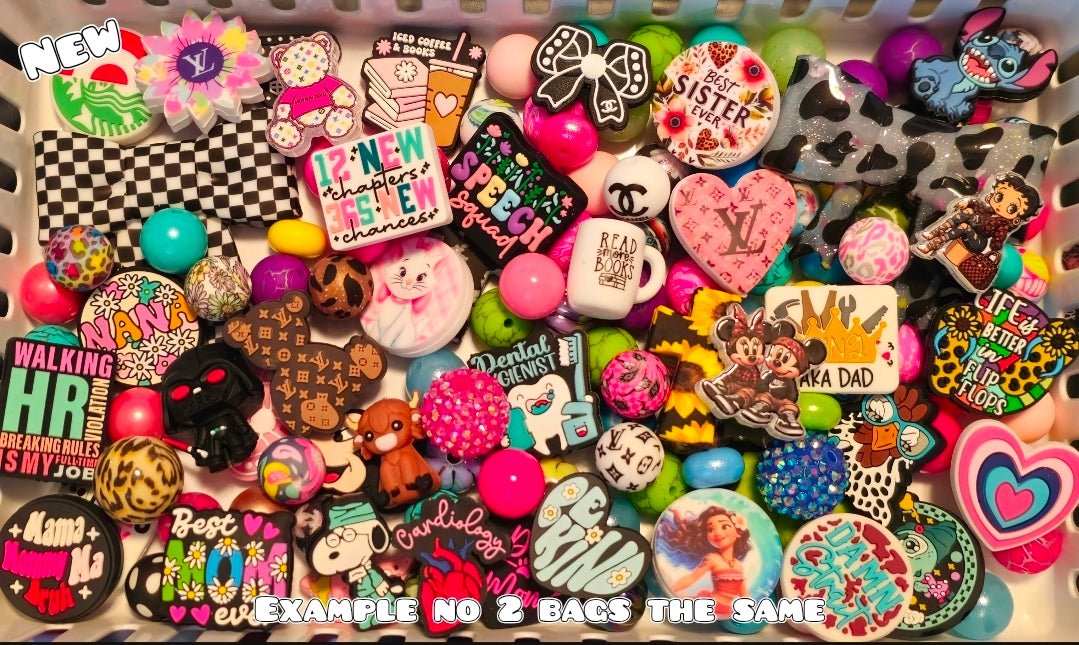 New May Bulk Mystery Bead Bags Limited Quantites Bigger Bags! 200 pieces! Released 5-6-26