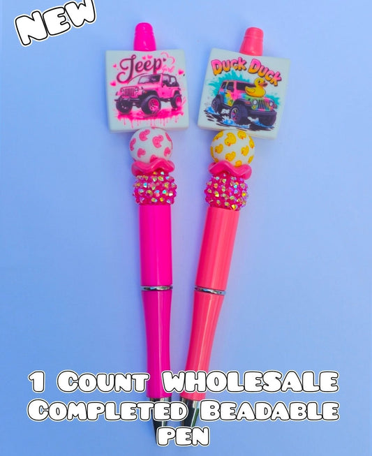 Wholesale 1 Count Beadable Pens