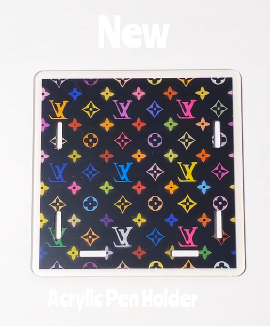 NEW Acrylic Pen Holder Box 1 Count Luxury. Read description for directions and special handling.