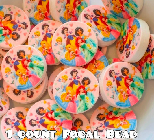 New 1 Count Focal Bead Princess