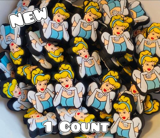 New 1 Count Focal Bead Cinderella