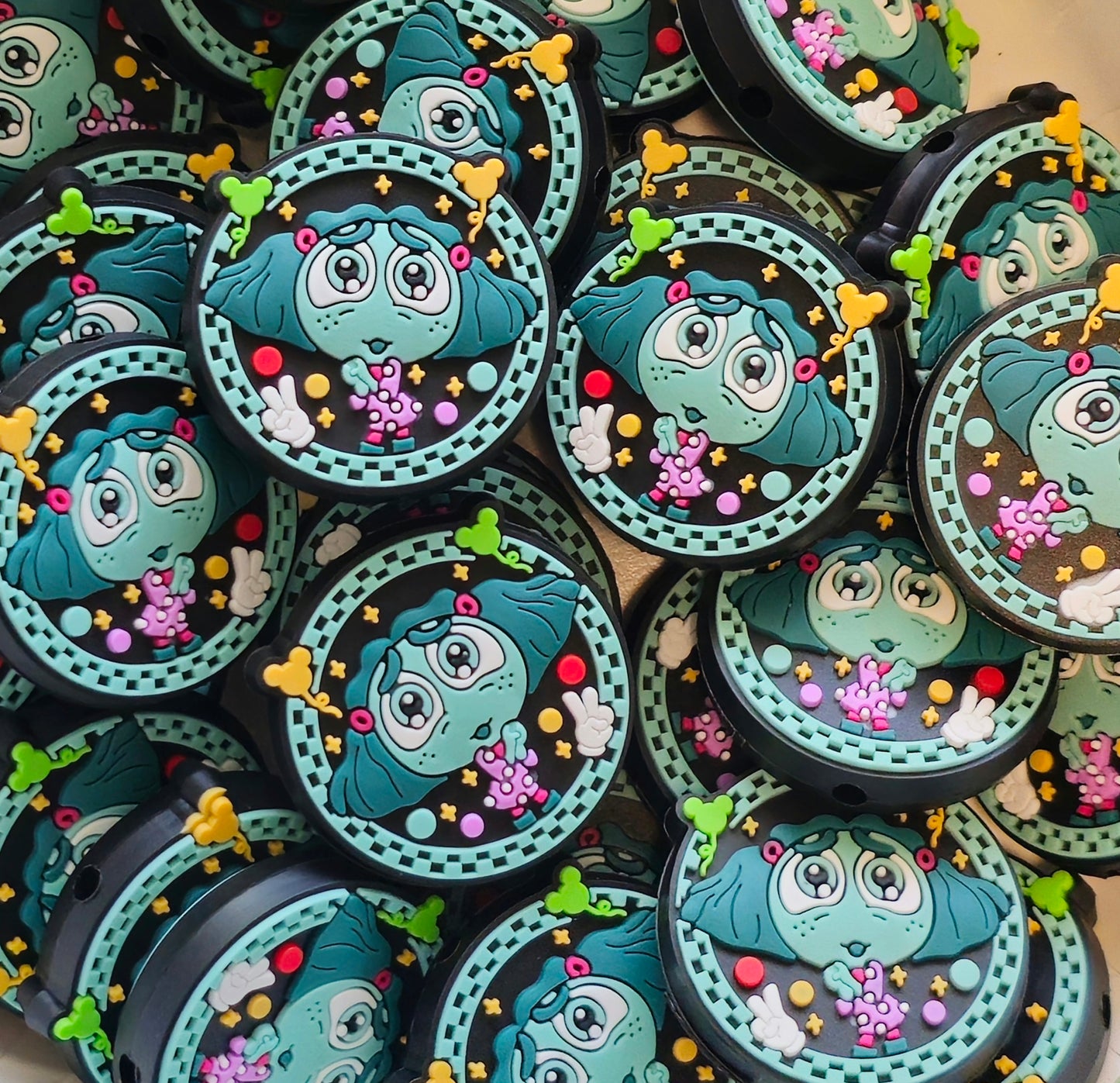 DIY Focal Bead 1 Count Craft Supplies Character Cartoon Emotions Movie Character