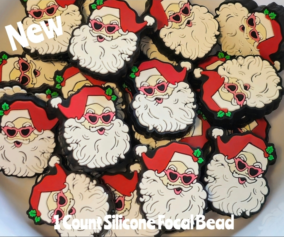 New Santa Focal Beads 1 Count DIY Bead Supplies