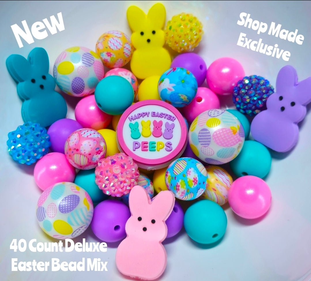 New Mix 40 Count Limited Edition Easter Peeps Shop Created Bead Mix