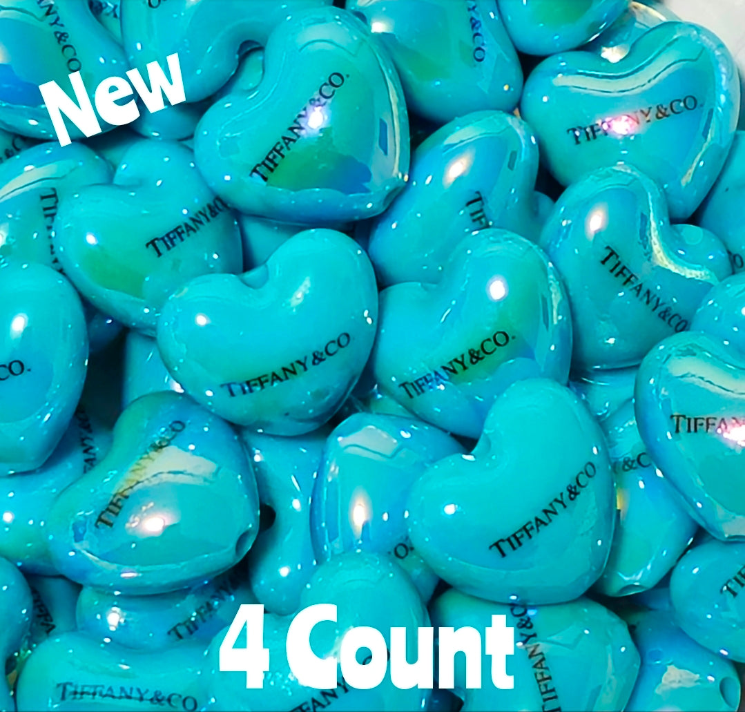 New 4 Count 22MM DIY Acrylic Beads LUXURY Craft Supplies