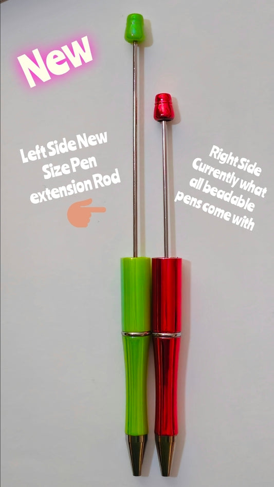 New 2 Count Beadable Pen Extention Bars
