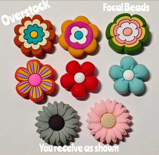 Overstock 8 Count Focal Bead Set As Shown