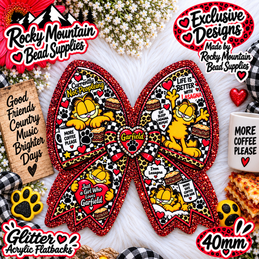 Shop Exclusive 1 Count Custom Exclusive Glitter Acrylic Flatback 40mm