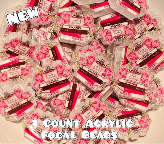 Luxury ACRYLIC Focal Bead 1 COUNT Beadable Accessories