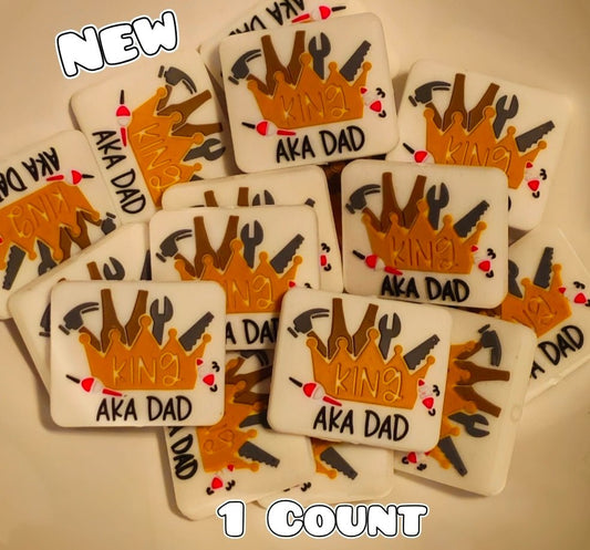 1 Count Focal Bead Dad