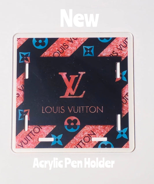 NEW Acrylic Pen Holder Box 1 Count Luxury. Read description for directions and special handling.