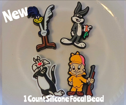 New Looney Tunes Focal Beads 1 Count DIY Bead Supplies