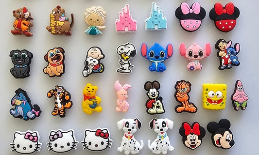 Character DIY BEADS Charms silicone focal beads 1 count multiple options