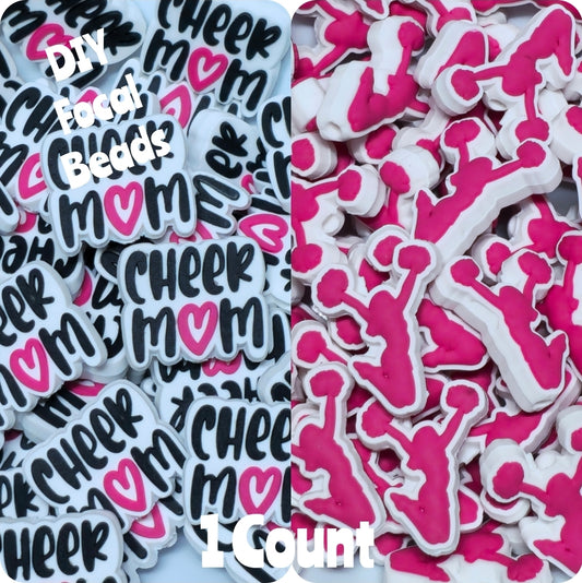 DIY Focal Bead 1 Count Craft Supplies Cheerleader