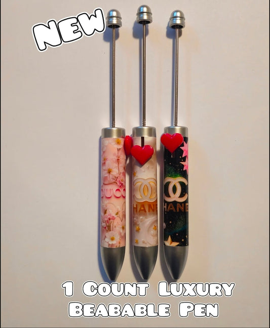 1 Count Beadable Designer Luxury Pen