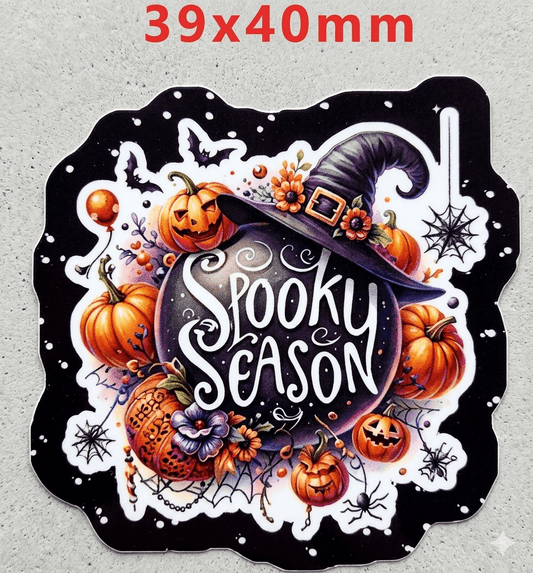 Glitter Acrylic Flatback- Acrylic Planer Resin Charm Halloween