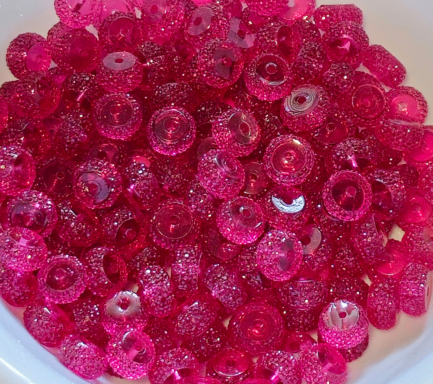 5 Count 12MM Acrylic Spacer Beads Craft Supplies 10 color options