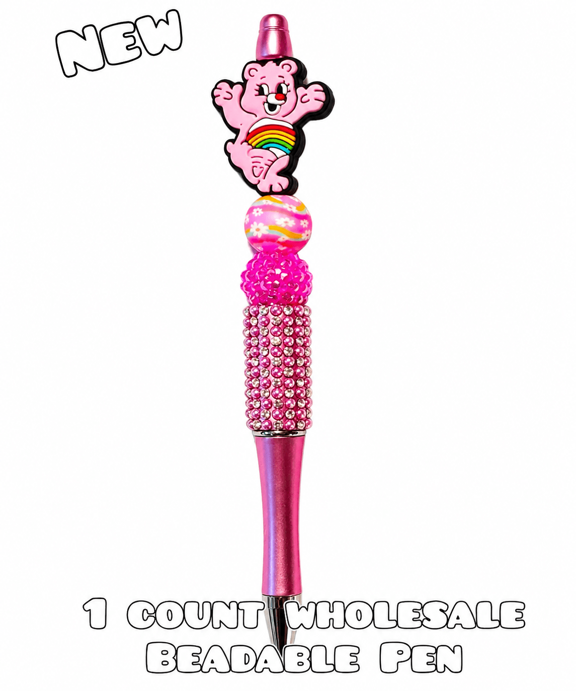 Wholesale 1 Count Beadable Pens Care Bears