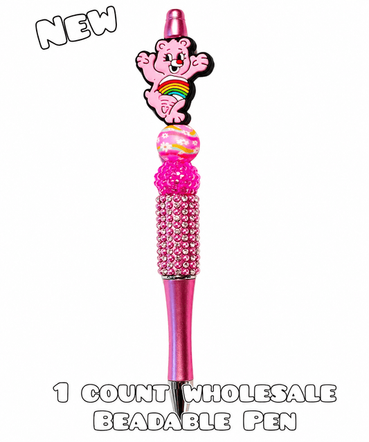 Wholesale 1 Count Beadable Pens Care Bears