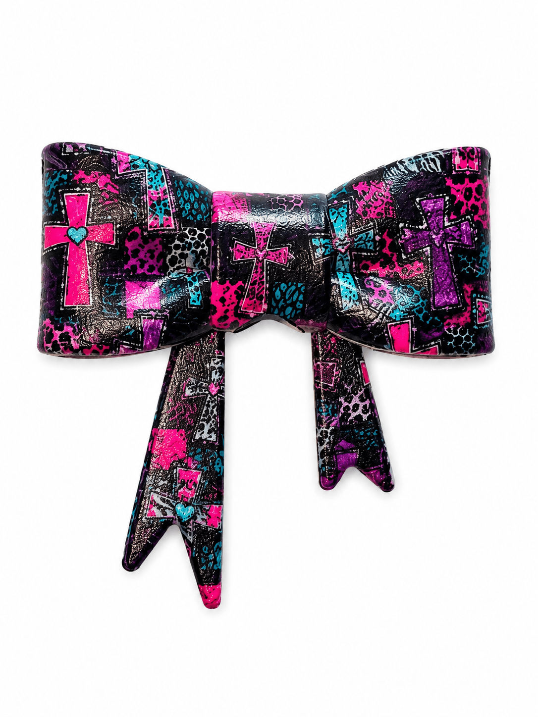 1 Count New Release Silicone Focal Bead Bow Exclusive Cross 2 options