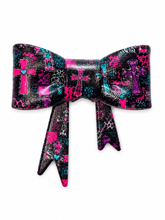 1 Count New Release Silicone Focal Bead Bow Exclusive Cross 2 options