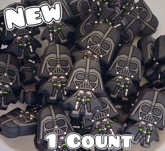 New 1 Count Star Wars Vader Focal Bead