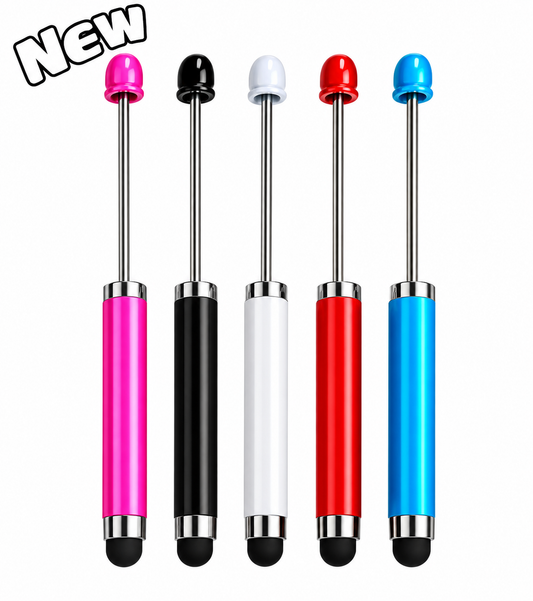 Nuevo bolígrafo stylus beadable de 1 unidad