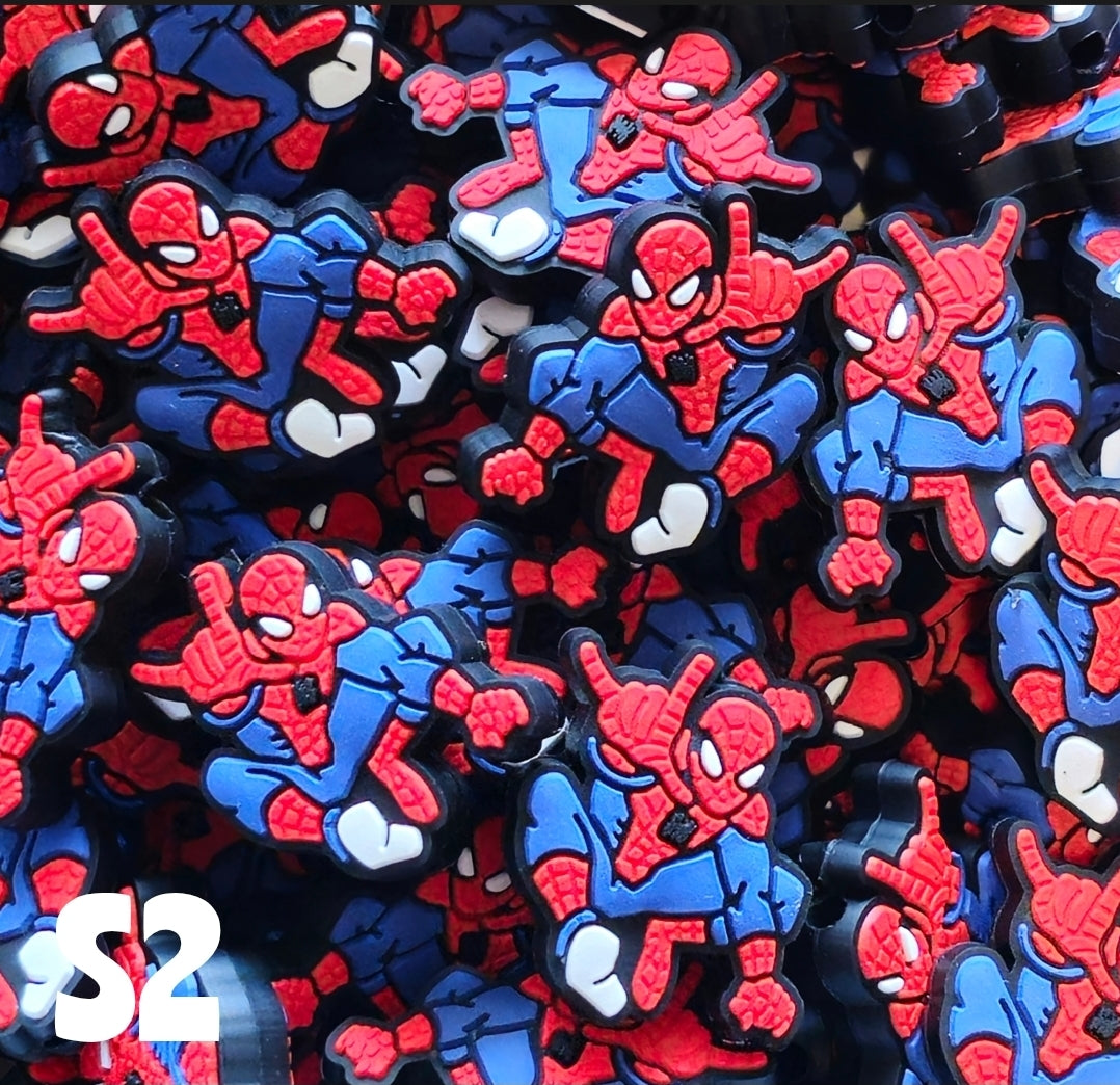 DIY Focal Bead 1 Count Craft Supplies Character Spiderman Beads Charms