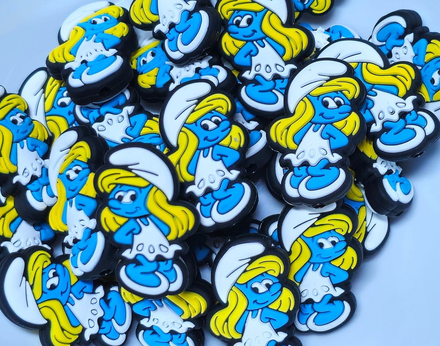 DIY Focal Bead 1 Count Craft Supplies Character Smurfs Beads