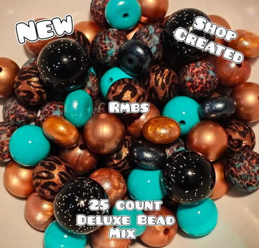 New Deluxe SILICONE Bead Mix 25 count. Shop Made