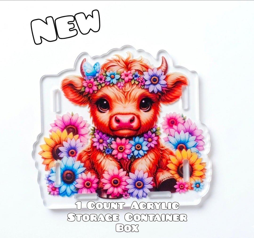 NEW Acrylic Pen Holder Box 1 Count Monster Ink.  Read description for directions and special handling.