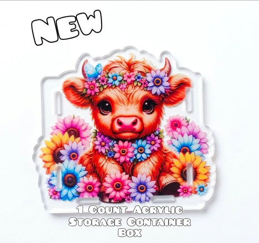 NEW Acrylic Pen Holder Box 1 Count Monster Ink.  Read description for directions and special handling.