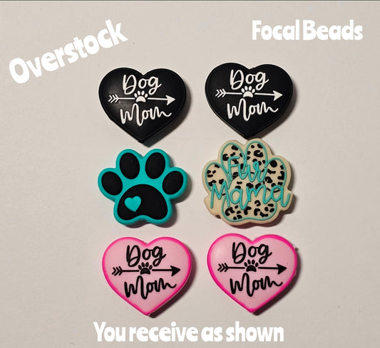 Overstock 6 Count Focal Bead Set As Shown