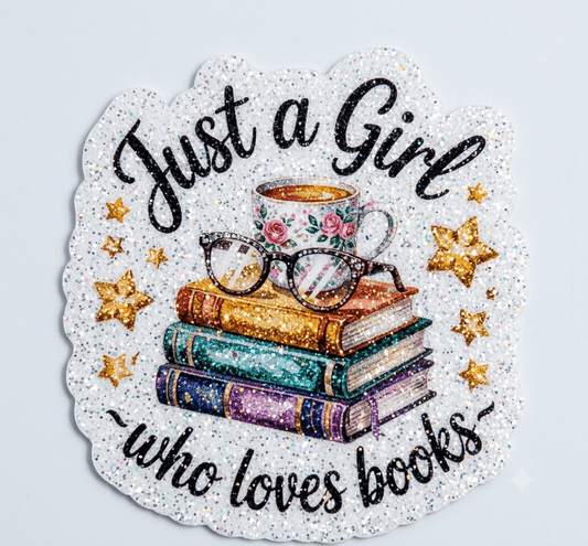 Glitter Acrylic Flatback- Acrylic Planer Resin Charm- Books