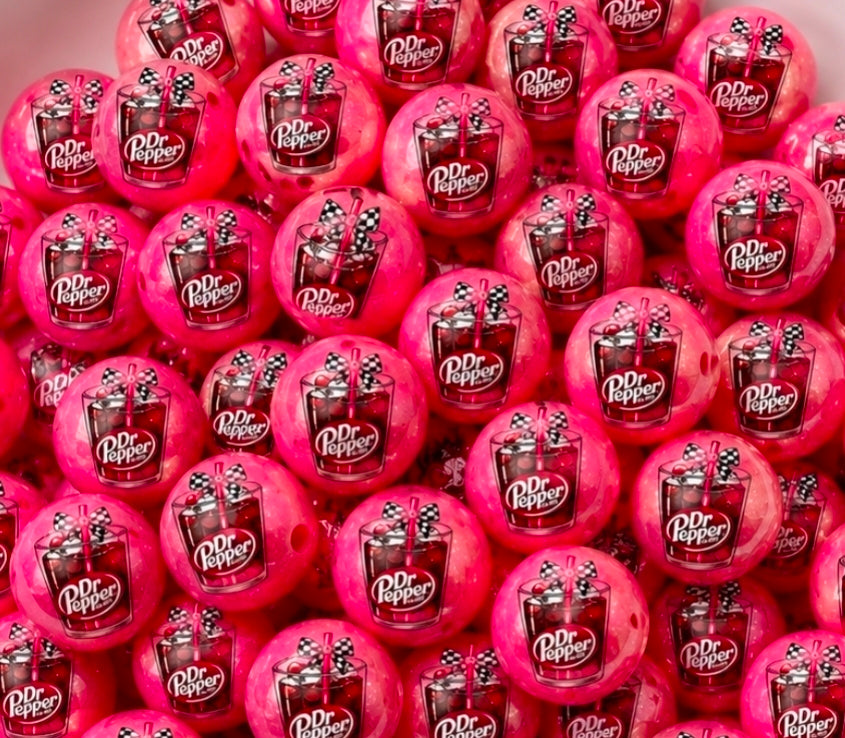New 1 Count Shop Exclusive DIY Silicone Beads 15mm printed Shiny Glossy Beads