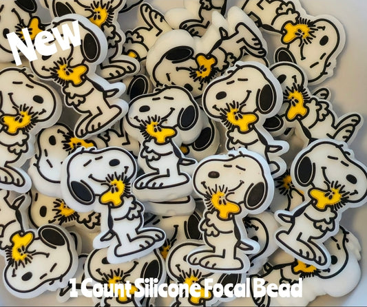 New Snoopy Focal Beads 1 Count DIY Bead Supplies